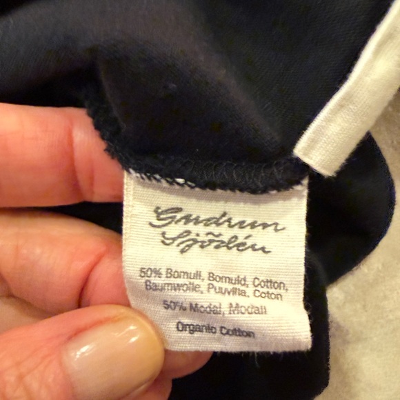 Gudrun Sjoden Women’s Black Long Sleeve Tunic Sz M - Picture 6 of 9